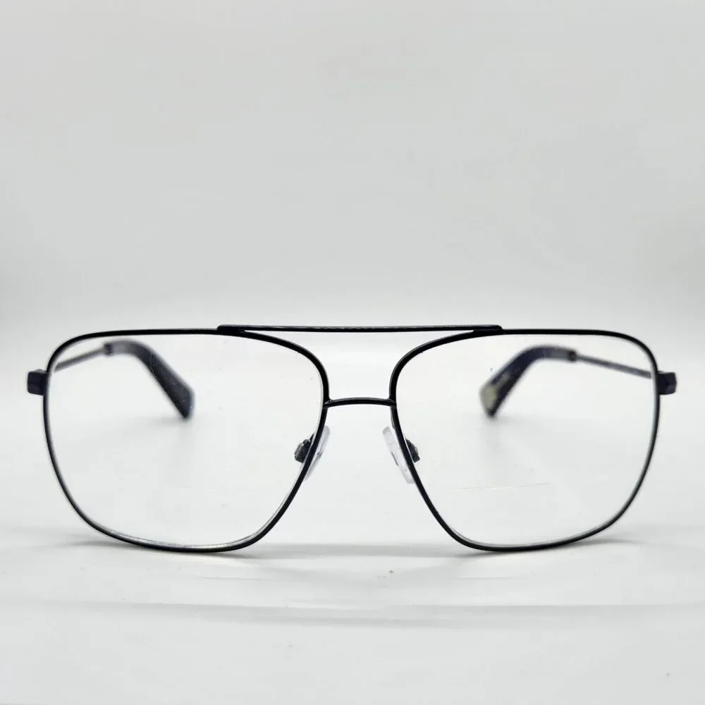 Vintage Paul Smith Eyeglasses Navy Metal 63-14-35 PS-835‎ Wide Mens Large Retro